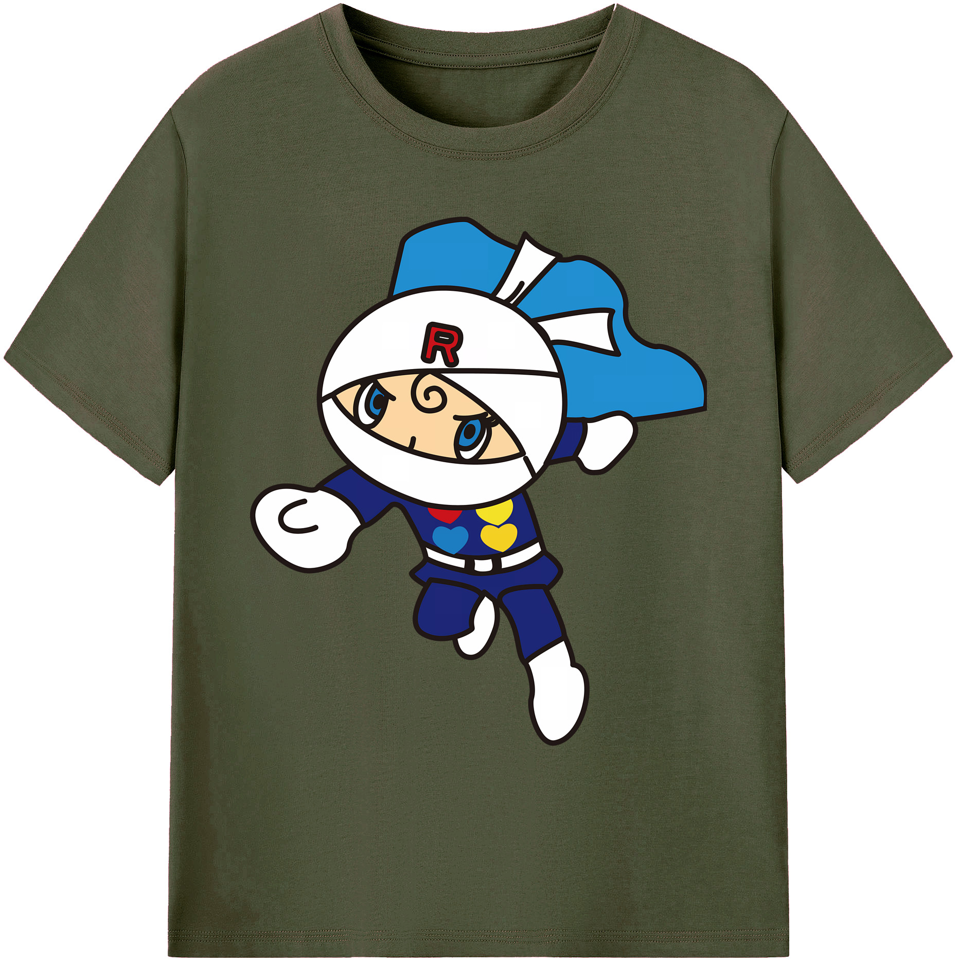 （画像用） アンパンマン Anpanman 綿100％ メンズ半袖Tシャツ｜肌触りやわらか＆通気性